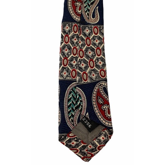 Vintage Givenchy Tie Silk Geometric 59L X 4W - Picture 4 of 4